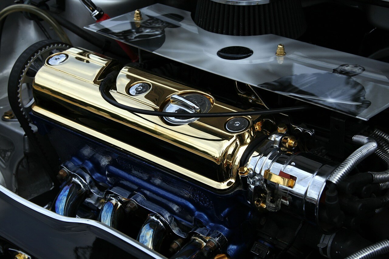 Peças de motor de carro